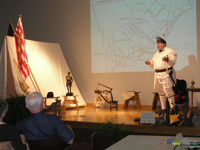 Francis Marion's friend, Peter Horry visited the symposium to talk about Marion