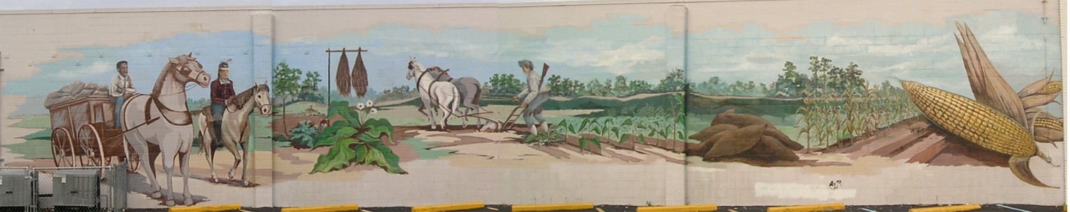 Francis Marion calls Citizen Soldier in Swamp Fox Mural in Manning, SC
