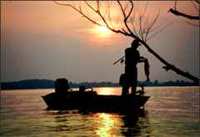 fishing in Lake Marion