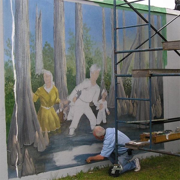 Artist Terry Smith's completed, newest murals in Turbeville
