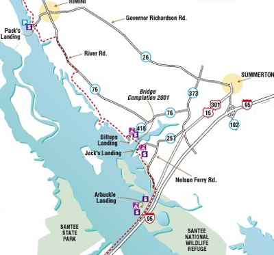 Lake Marion Passage Map