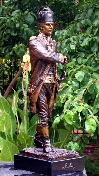 Francis Marion, the Swamp Fox, by Robert Barinowski who created this excellent Marion statue