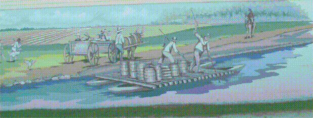 Puddin' Swamp as the Frontier in 1776