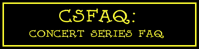 CSFAQ: The Weird Al Concert Series FAQ